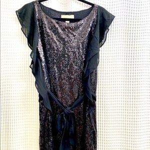 Michael Kors Black Sequins Dress